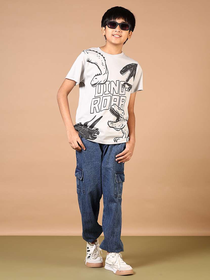 boys printed short sleeve t-shirt - 21612127 - Standard Image - 4