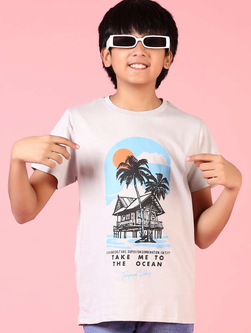 boys short sleeves printed t-shirt - 21612128 -  Standard Image - 1