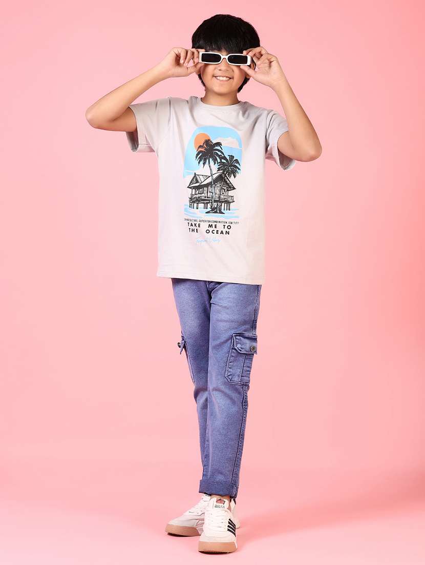 boys short sleeves printed t-shirt - 21612128 -  Standard Image - 4