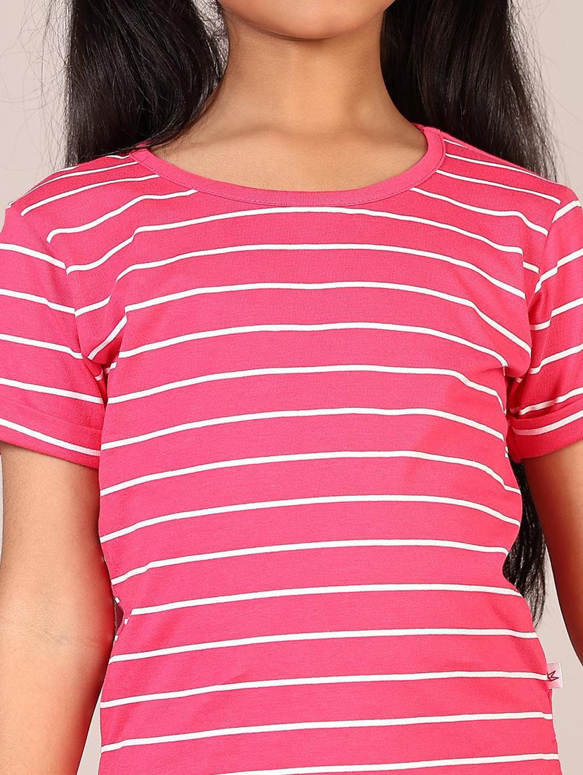 girls striped shorts twin sets - 21612132 - Standard Image - 4