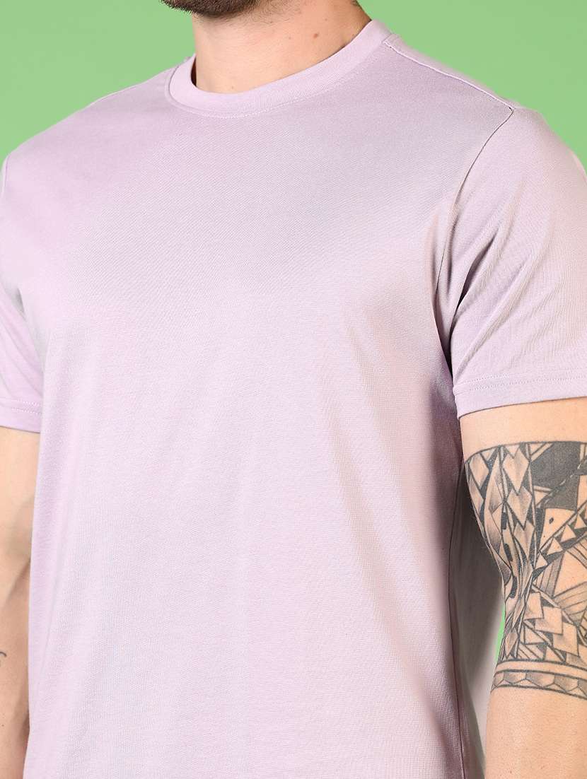 men short sleeves plain t-shirt - 21612206 -  Standard Image - 4