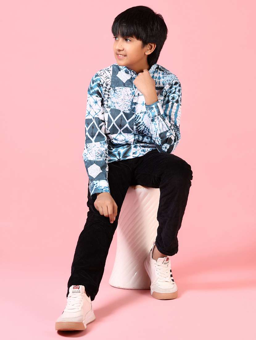 boys long sleeves printed shirt - 21612242 -  Standard Image - 4