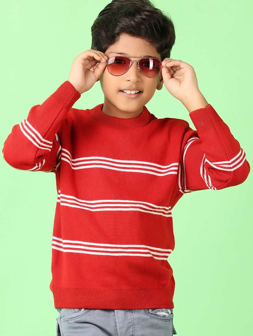 boys long sleeves striped sweatshirt - 21612787 -  Standard Image - 1