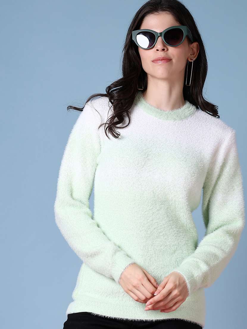 women self designed long sleeves pullover - 21612868 -  Standard Image - 1