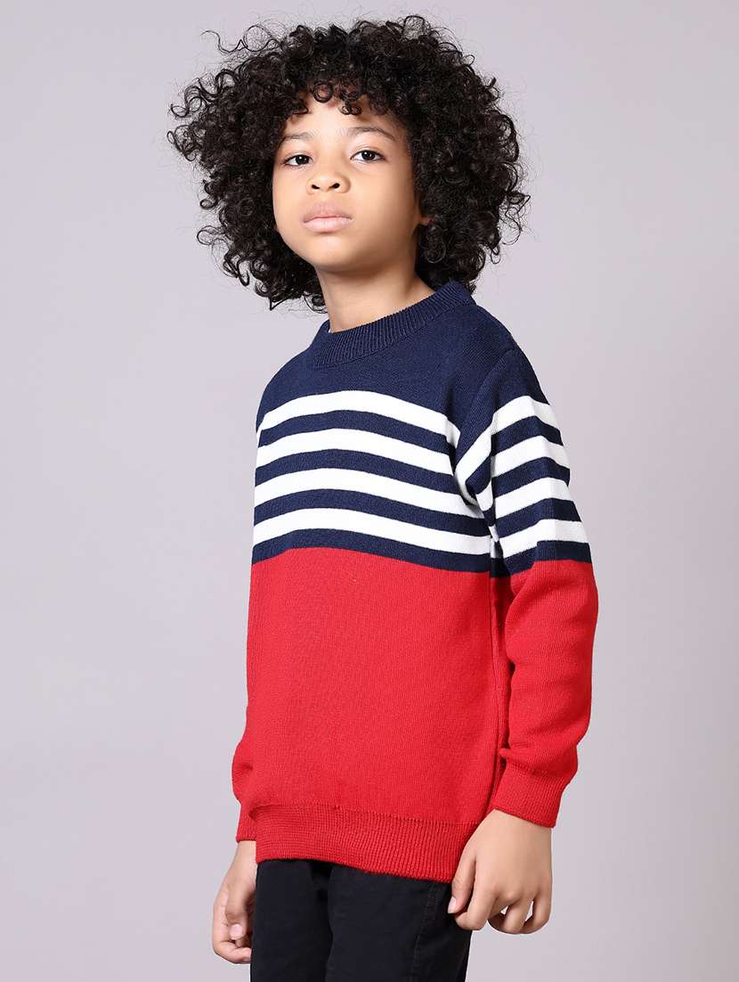 kids long sleeves striped sweater - 21612936 -  Standard Image - 1