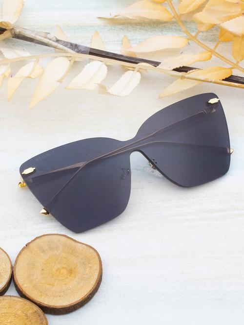ted smith iconic cateye  black sunglasses for womens - 21613082 -  Standard Image - 0
