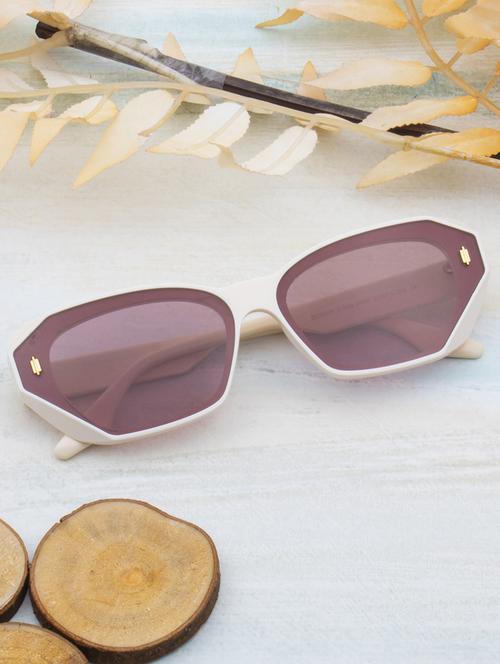 ted smith iconic cateye polarized pink sunglasses for mens womens - 21613096 - Standard Image - 0