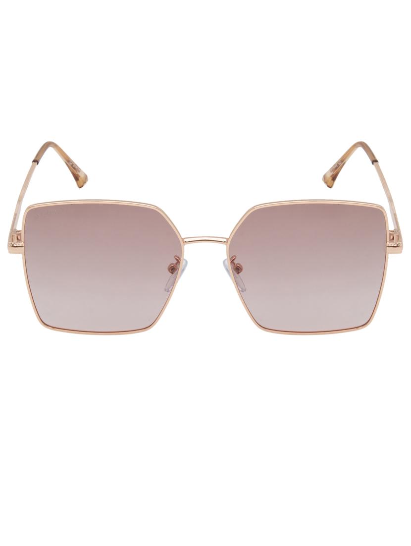 ted smith iconic square polarized black sunglasses for mens womens - 21613111 - Standard Image - 1
