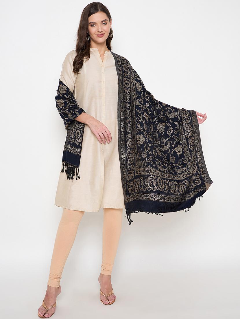 women self-designed pashmina shawl - 21613257 - Standard Image - 4