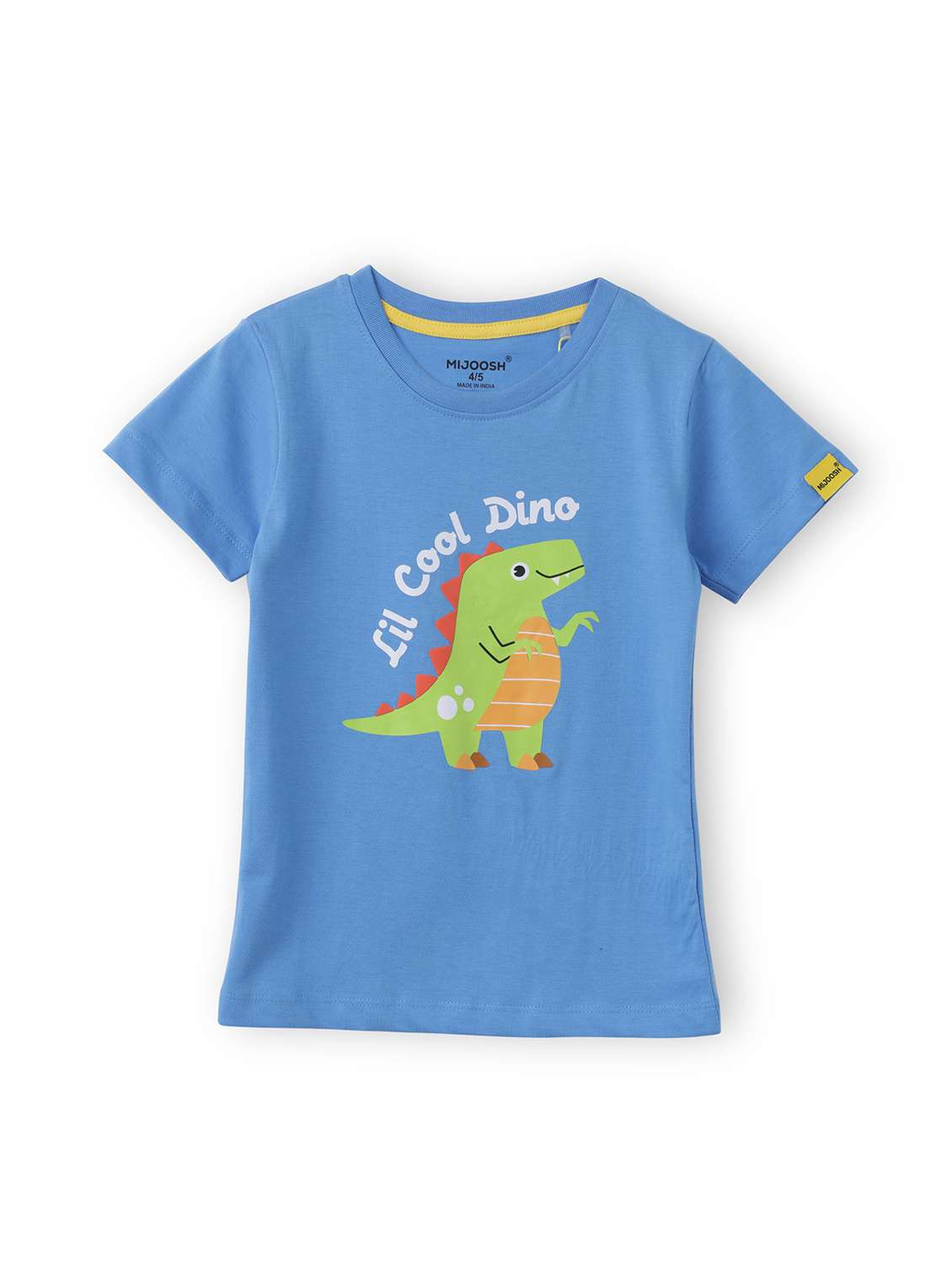 kids front print cotton t-shirt
