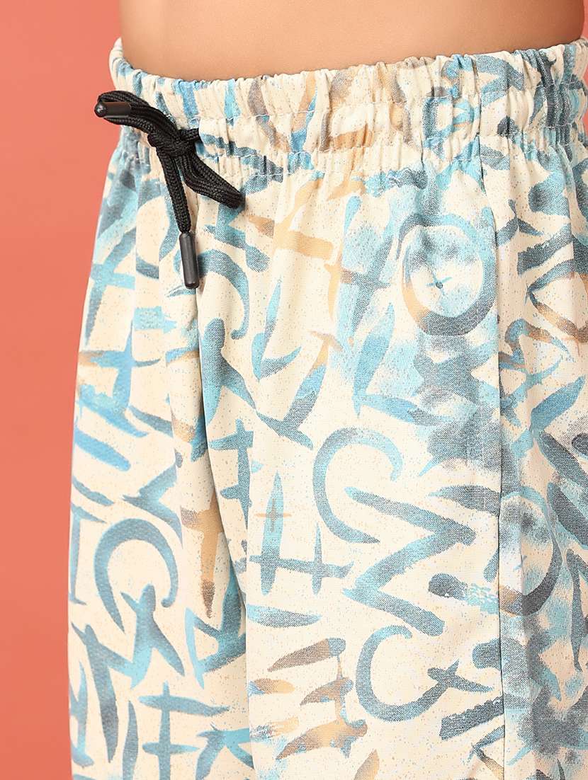 boys printed shirt and shorts set - 21613349 -  Standard Image - 4