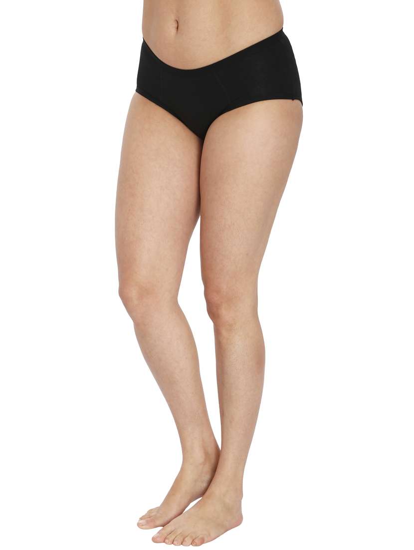 black cotton hipster panty - 21613748 -  Standard Image - 1