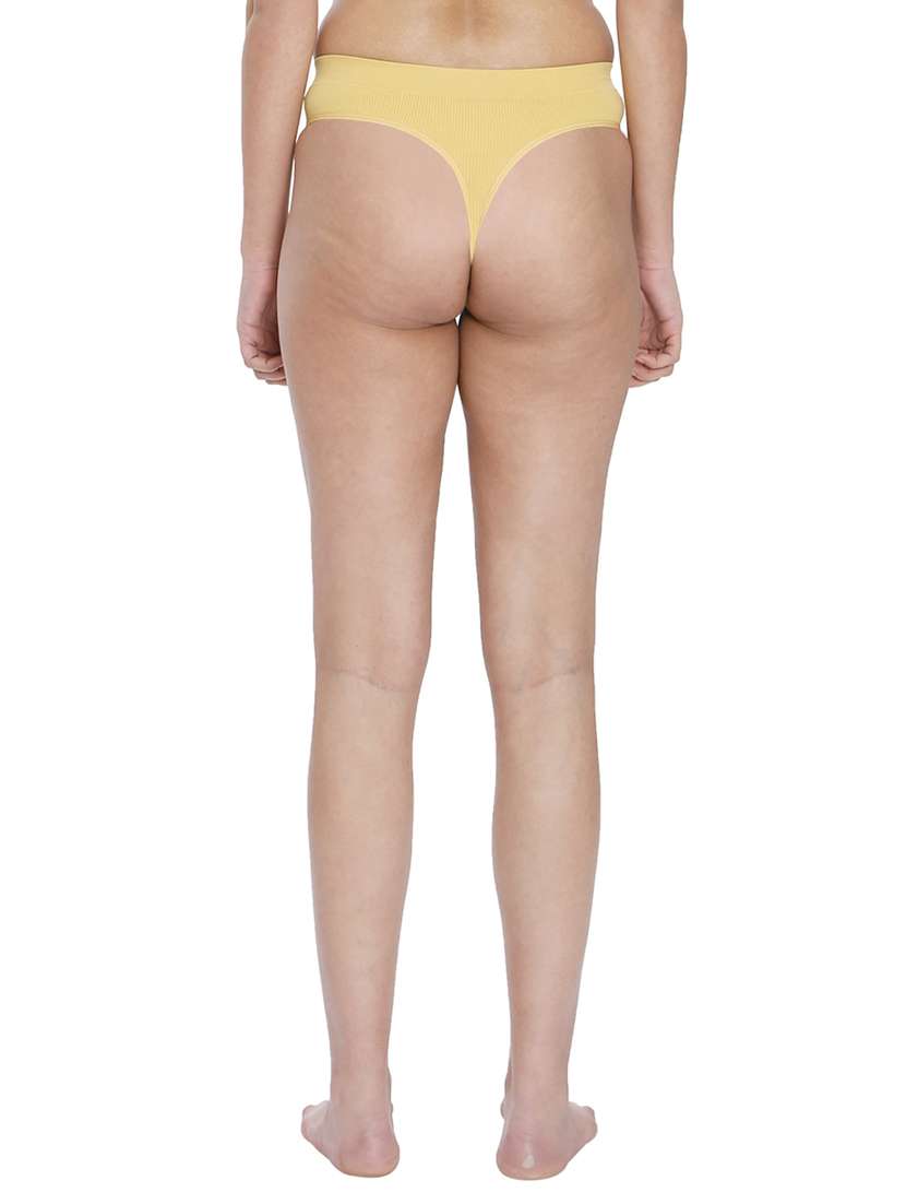 women solid thongs panty - 21613762 -  Standard Image - 1