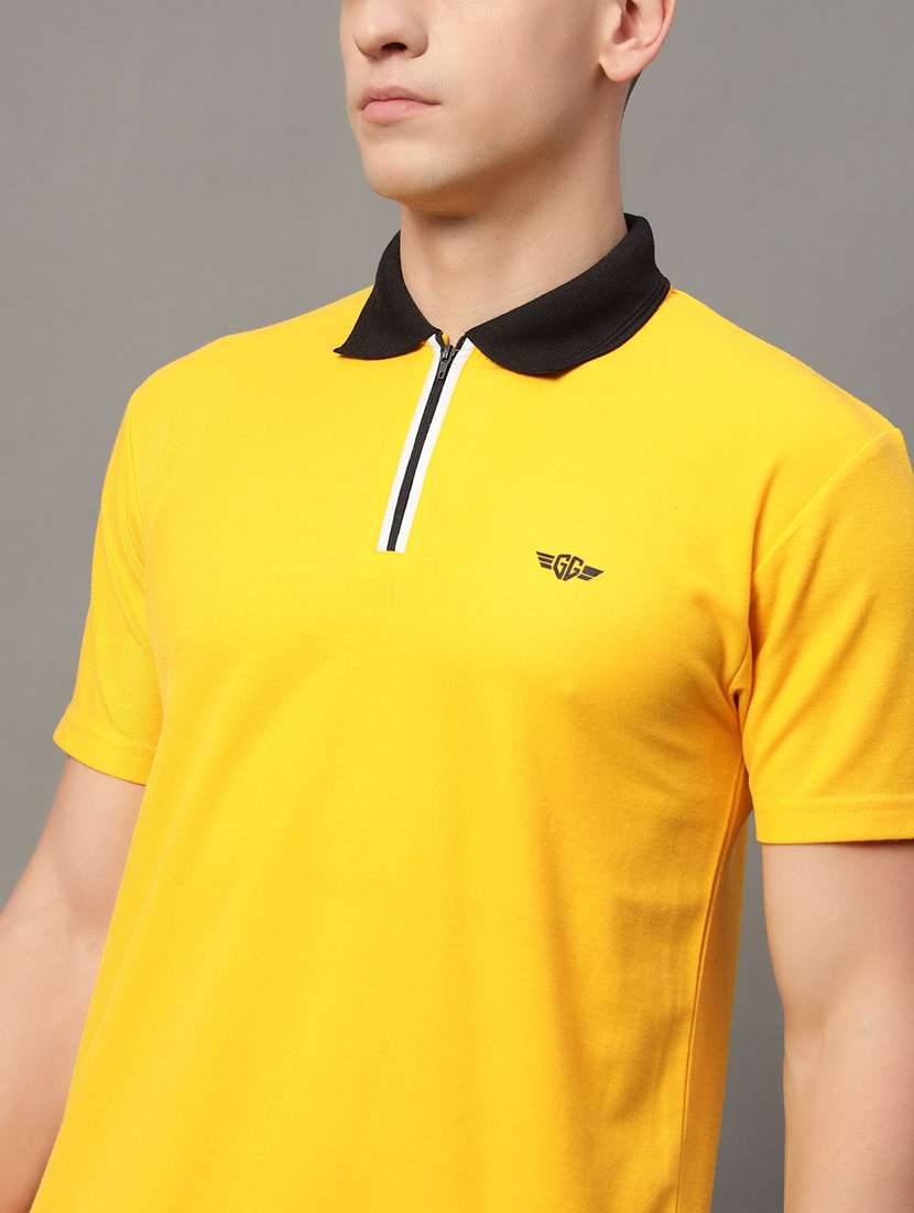 men regular fit plain polo t-shirt - 21613769 -  Standard Image - 4