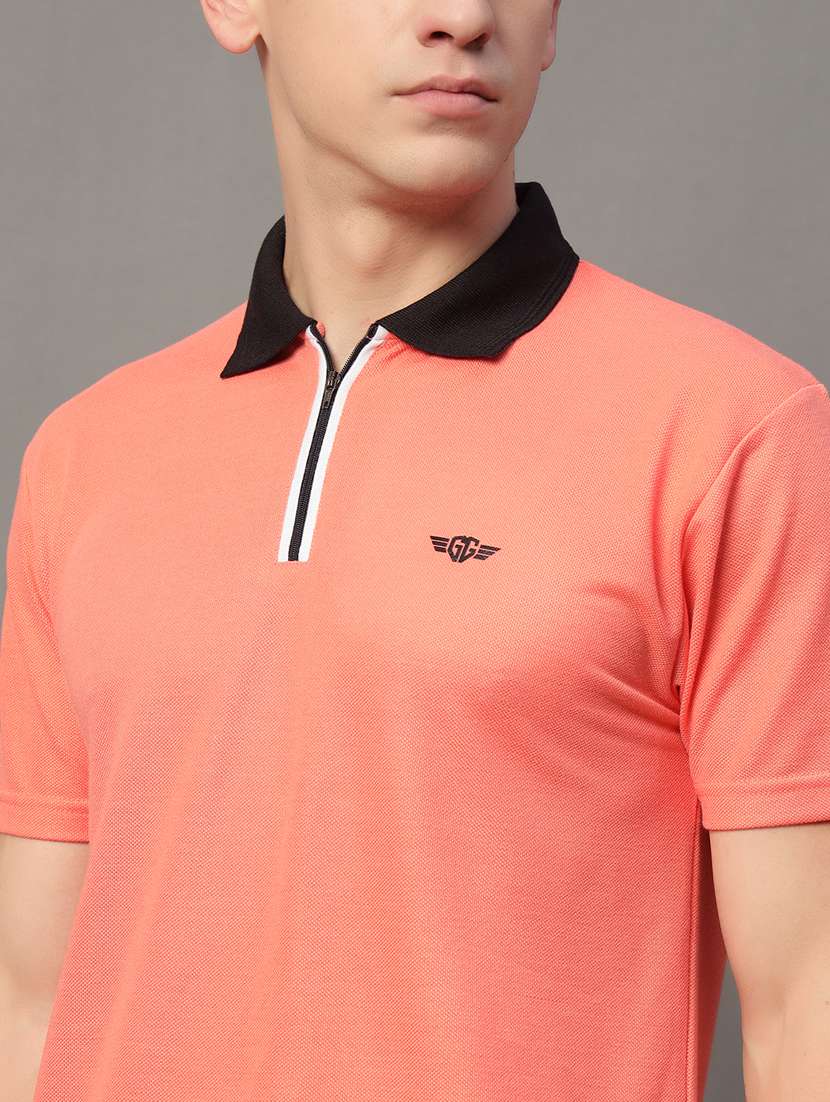 men regular fit plain polo t-shirt - 21613782 -  Standard Image - 4
