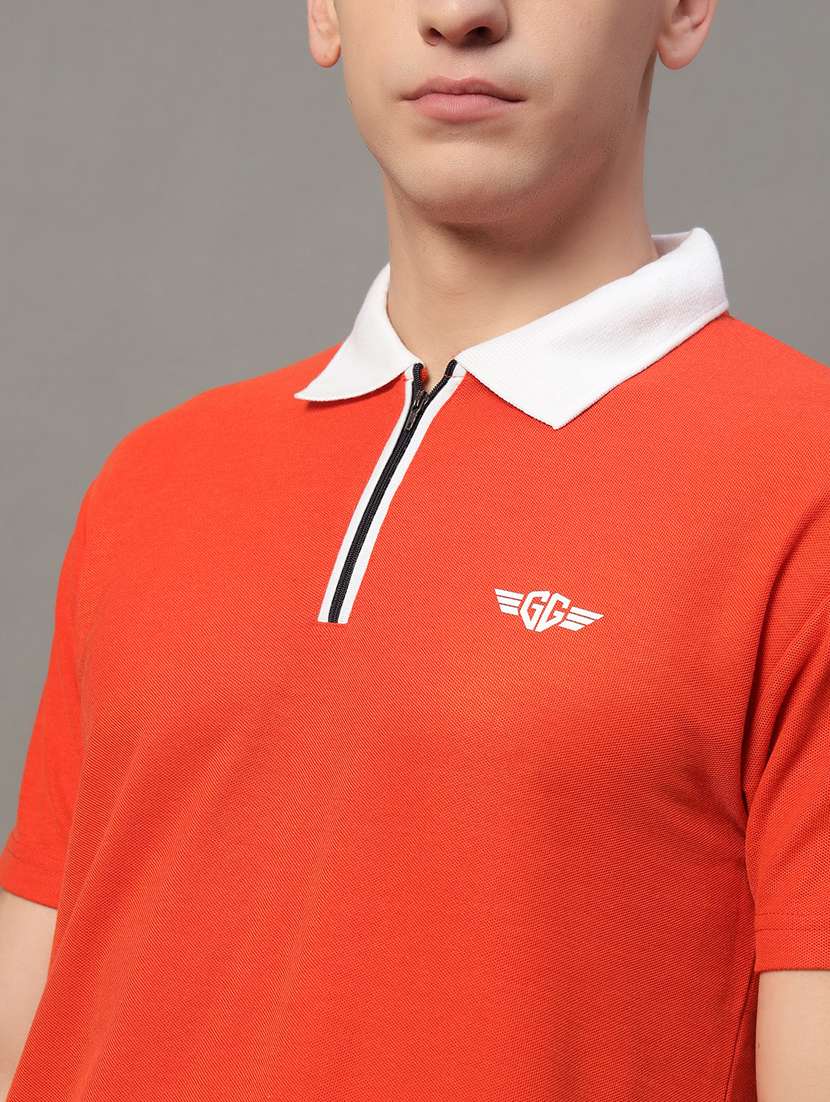men regular fit plain polo t-shirt - 21613783 -  Standard Image - 4