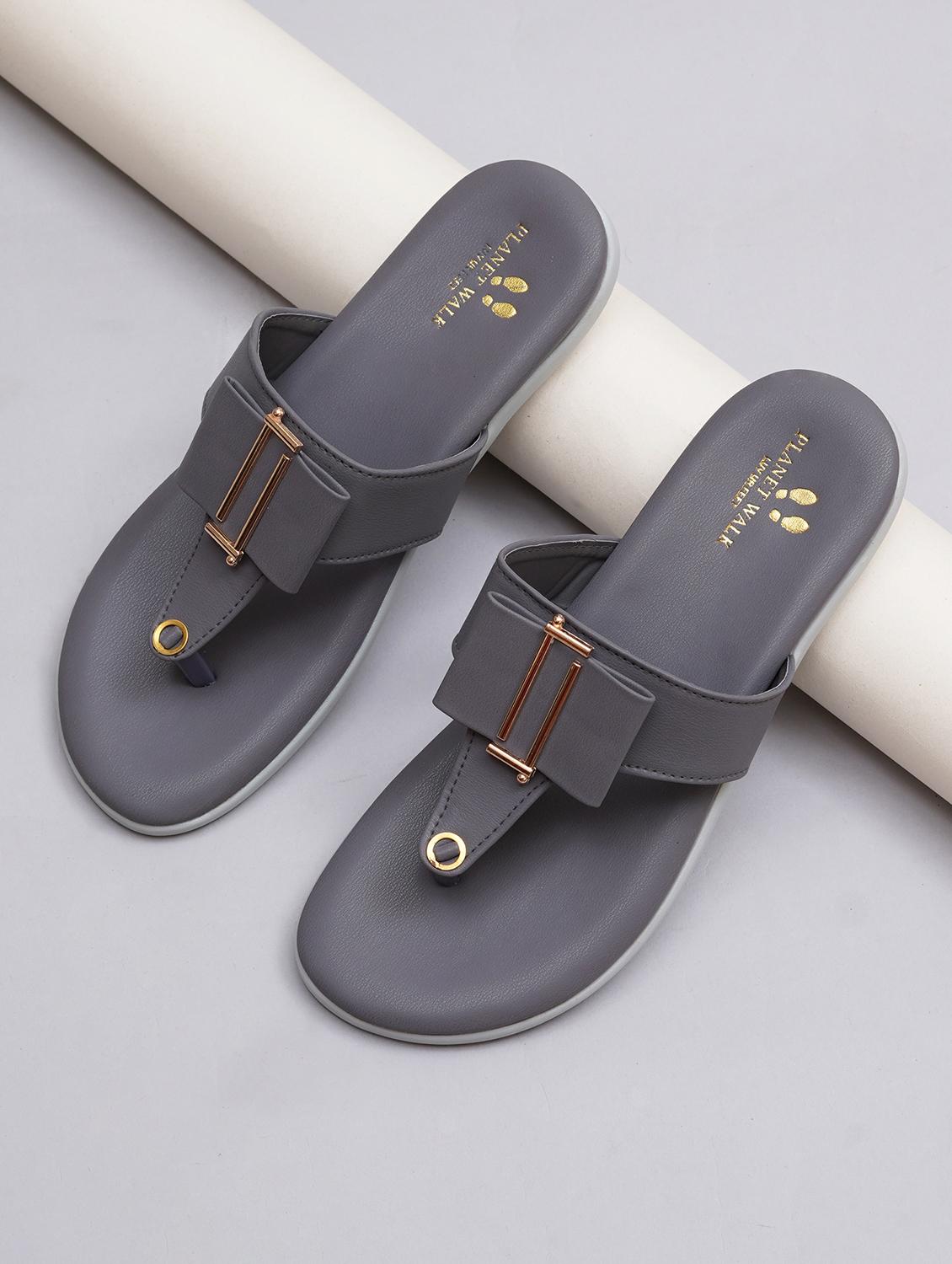 women grey slip on sandal - 21613851 -  Zoom Image - 0