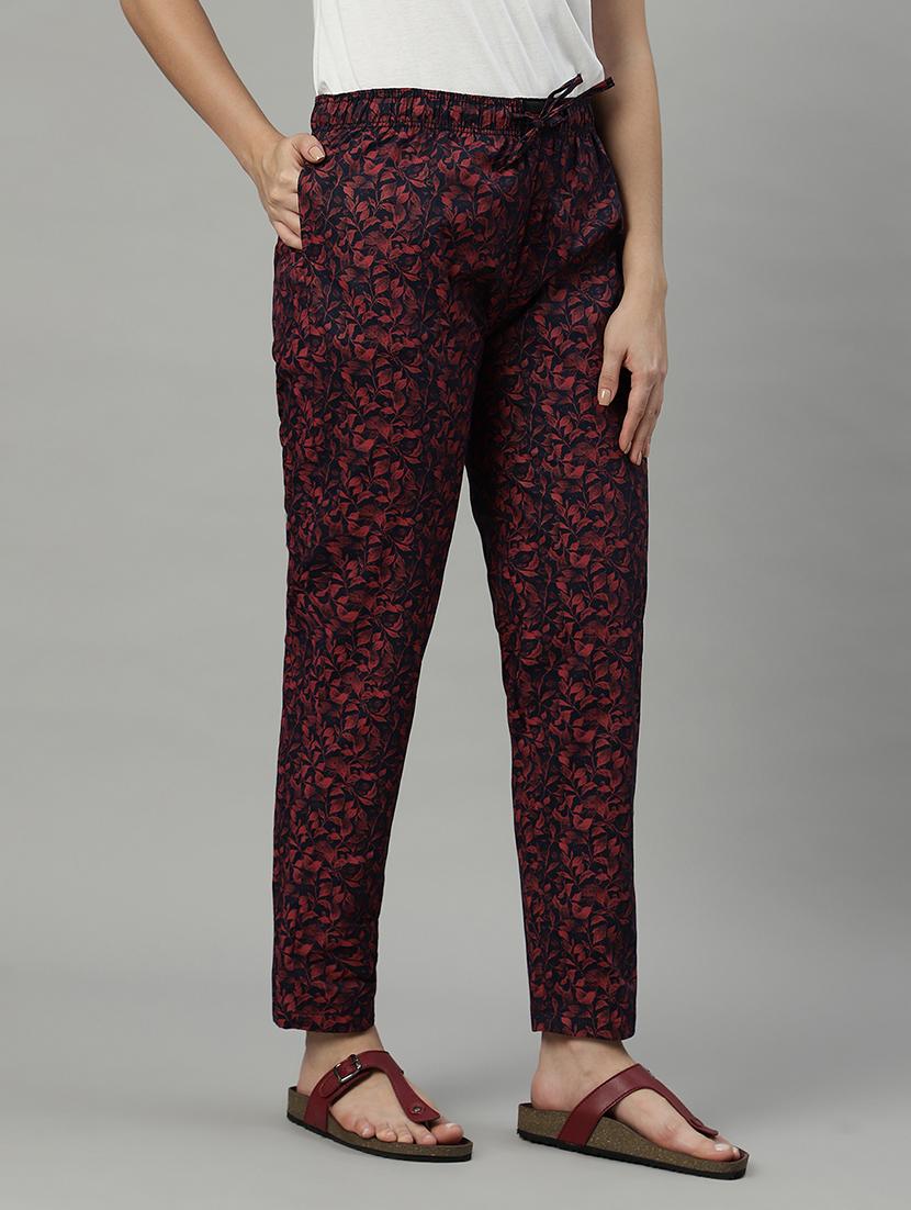 women mid-rise printed pajama - 21613917 - Standard Image - 1
