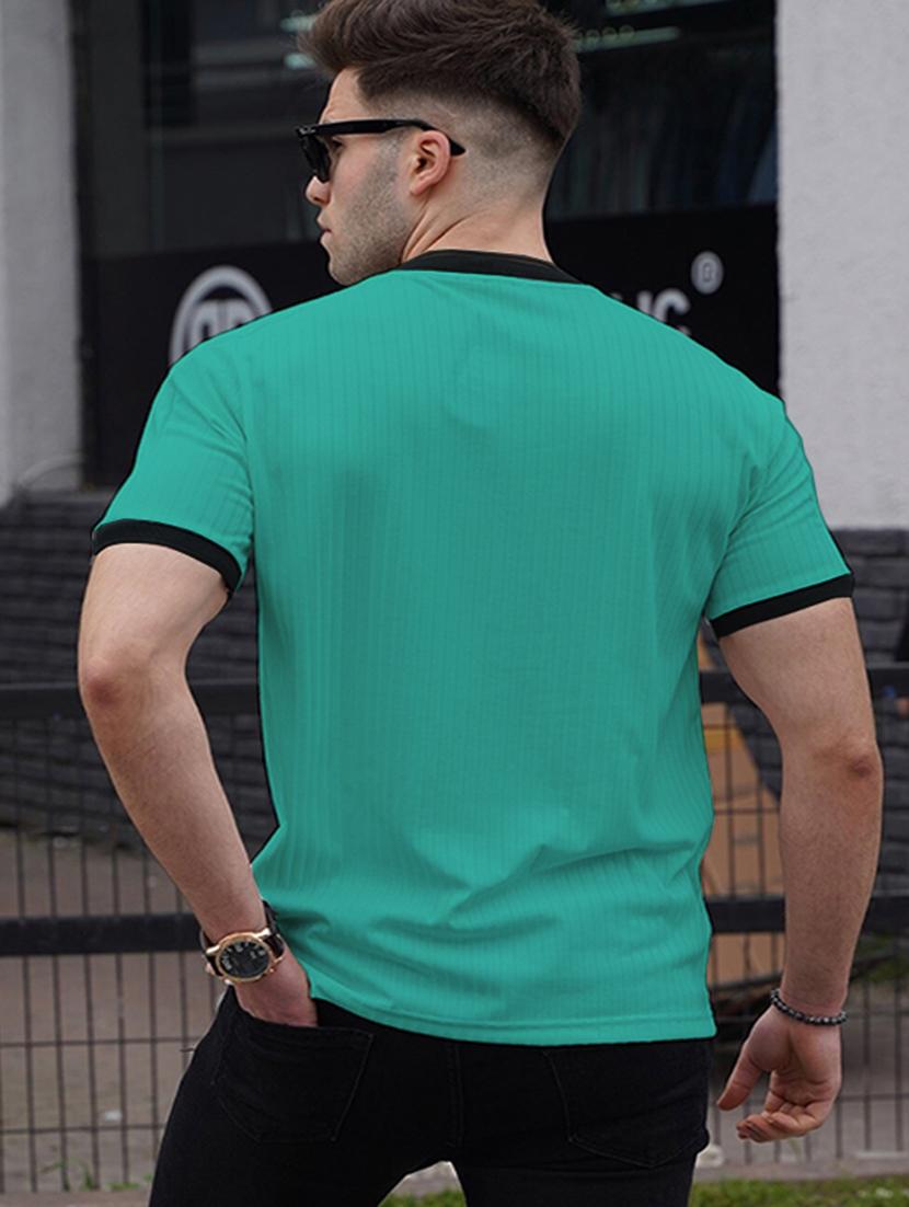 men short sleeves plain t-shirt - 21614006 -  Standard Image - 1