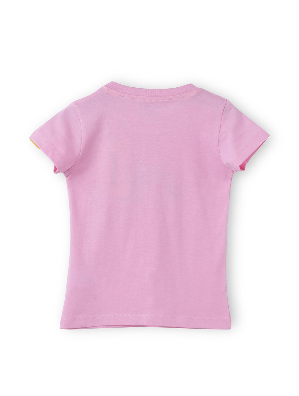 girls front print short sleeve t-shirt - 21614011 - Standard Image - 1