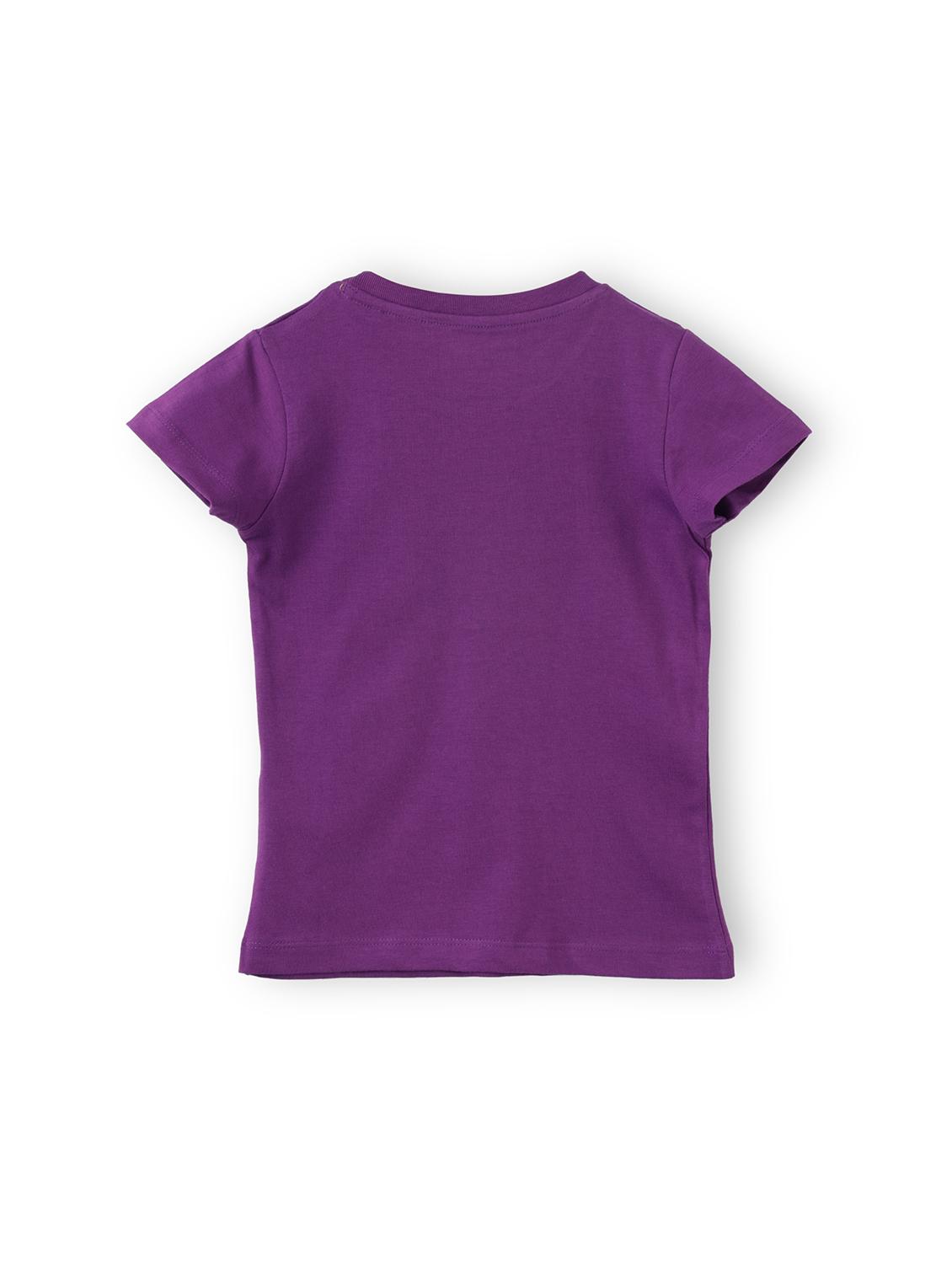 girls front print short sleeve t-shirt - 21614106 -  Standard Image - 1
