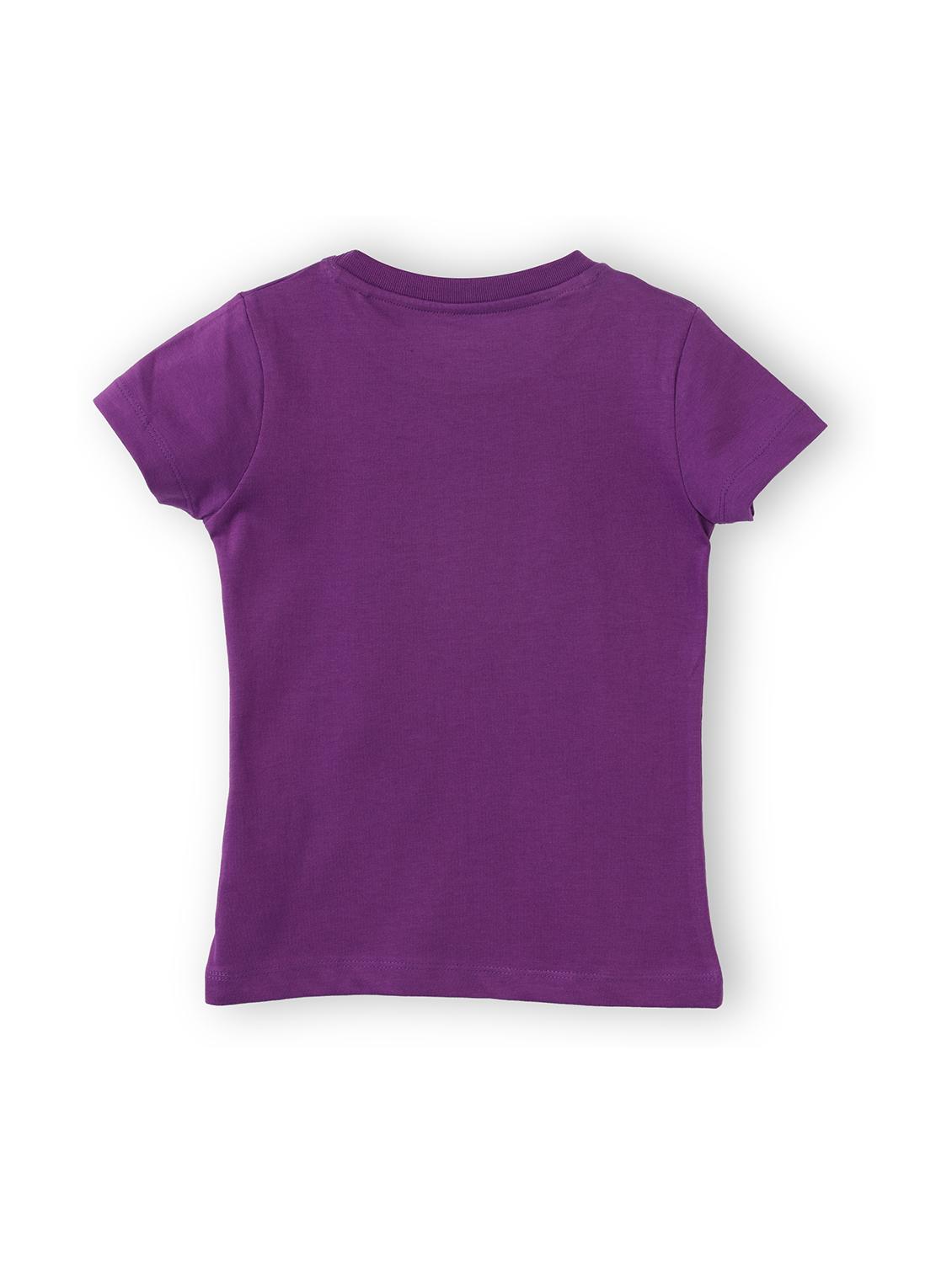 girls front print short sleeve t-shirt - 21614923 - Standard Image - 1