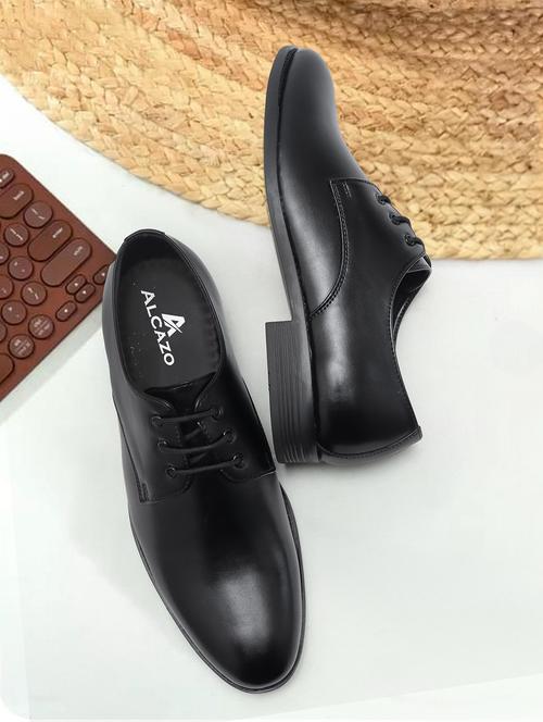 men black lace-up derby - 21615466 - Standard Image - 0