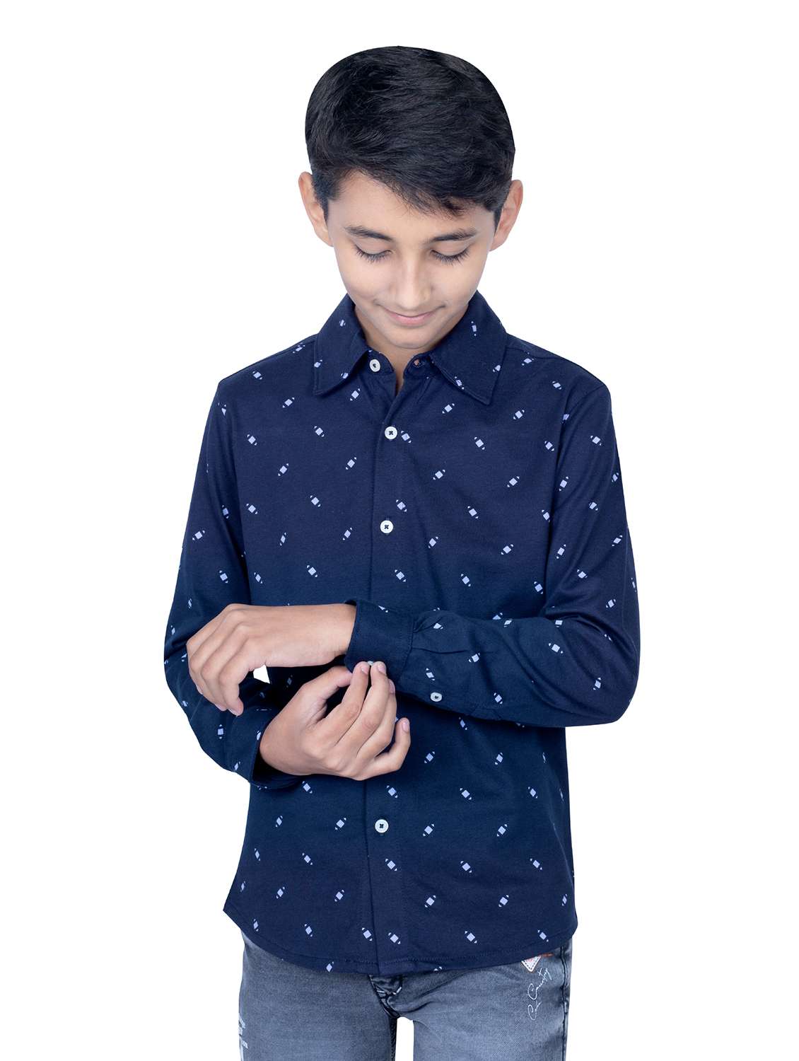 boys printed long sleeves shirt - 21616000 - Standard Image - 1