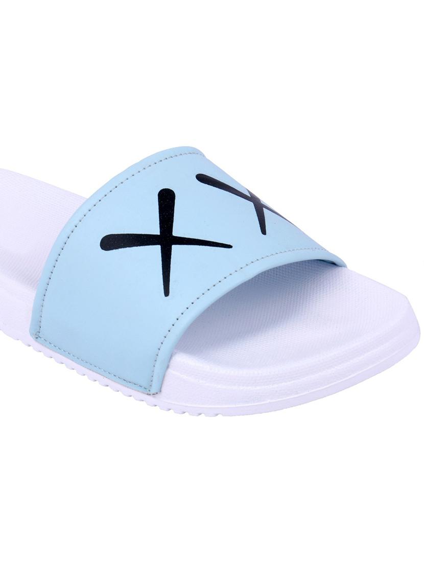 men printed slider flip flop - 21616440 - Standard Image - 1