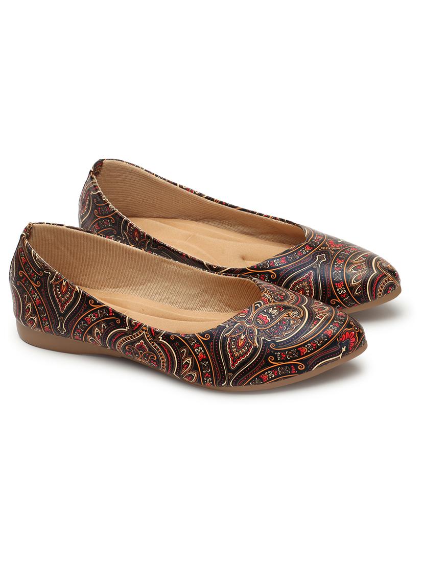 women black slip on ballerina - 21616741 - Standard Image - 1