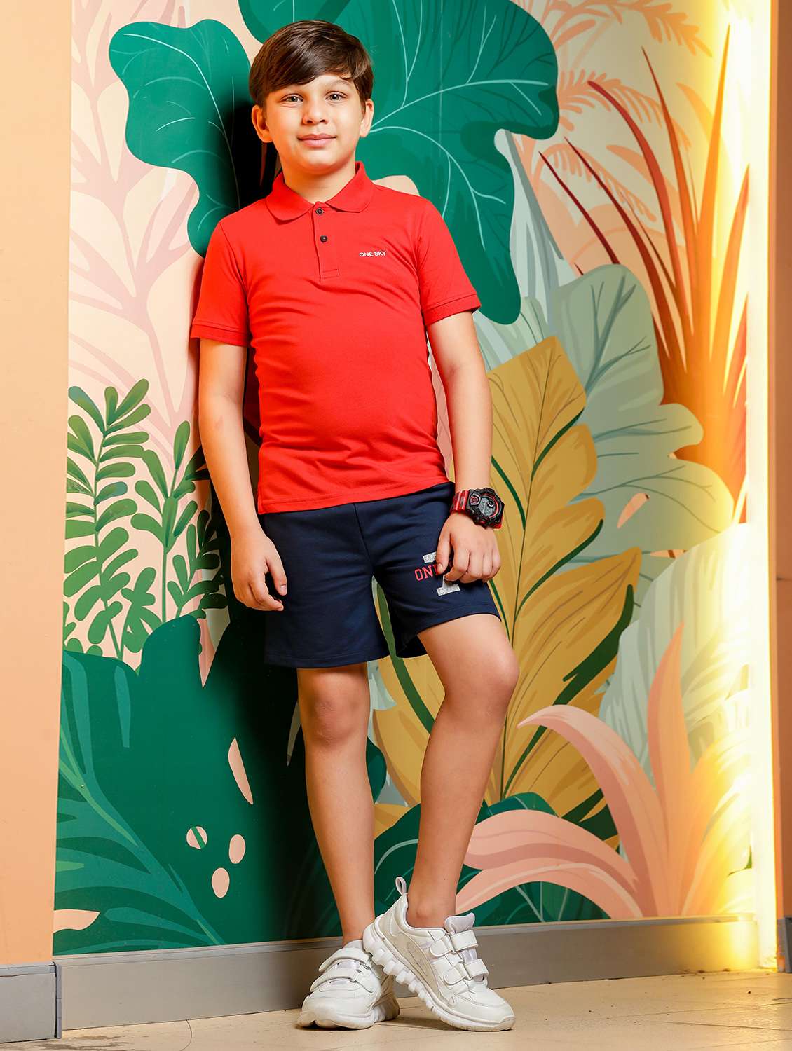 boys solid short sleeves polo t-shirt - 21617016 - Standard Image - 4