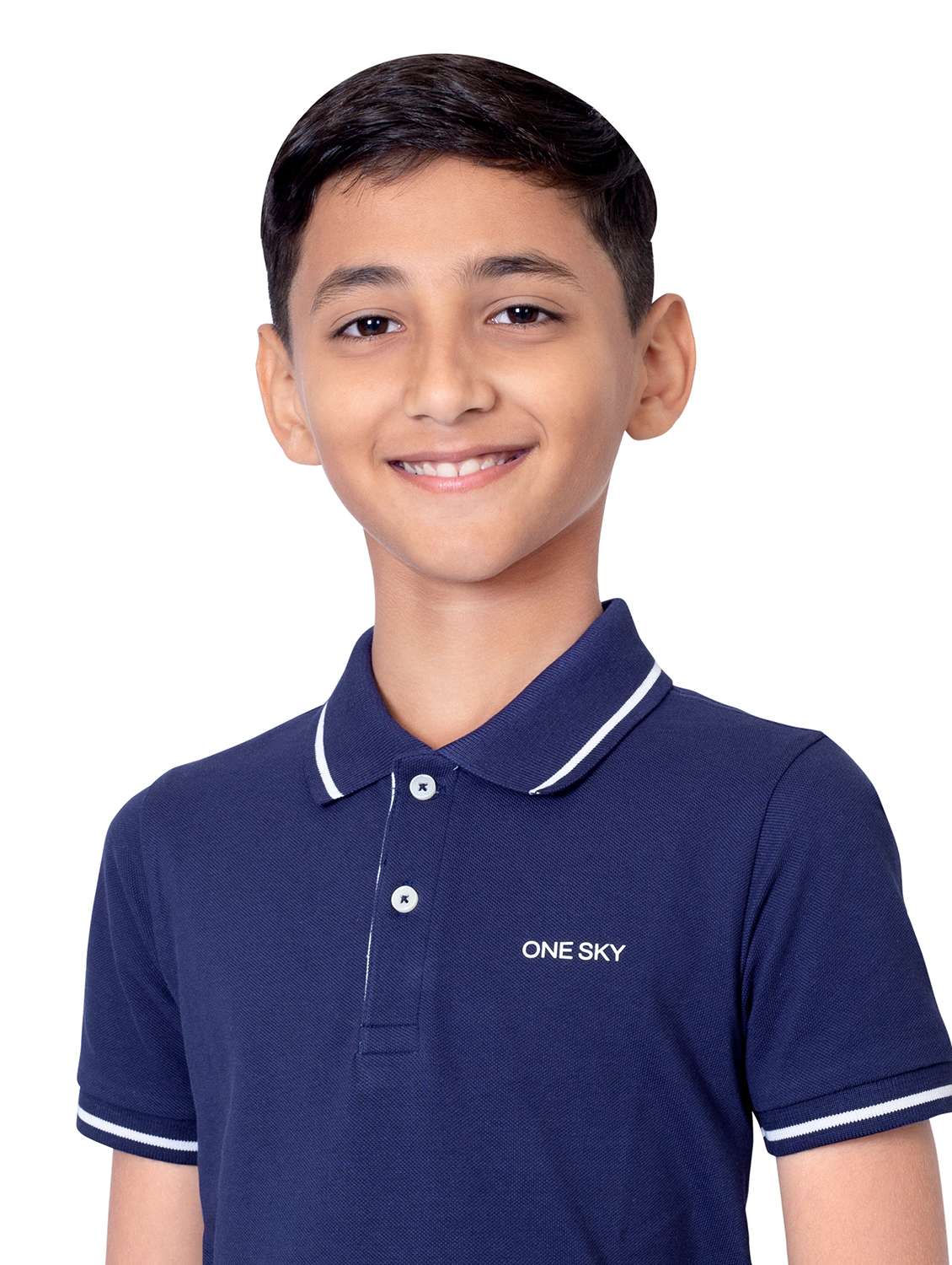 boys solid short sleeves polo t-shirt - 21617034 -  Standard Image - 4