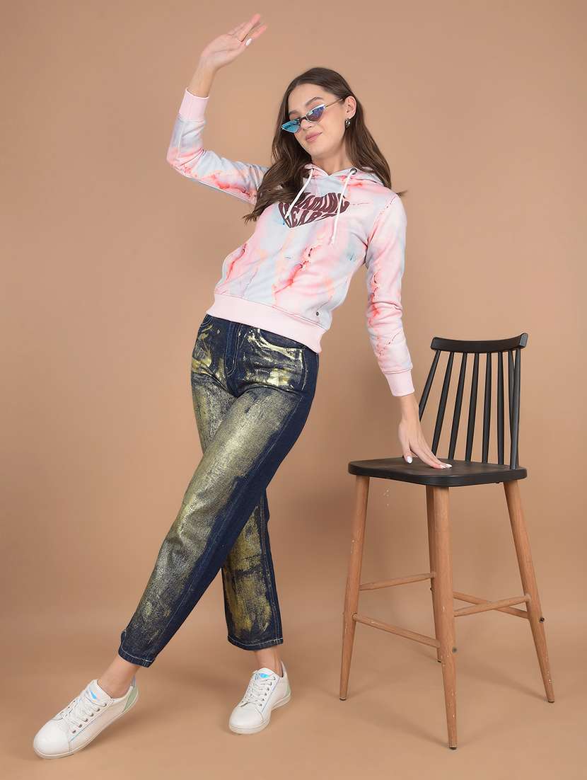 men long sleeves tie & dye sweatshirt - 21617363 -  Standard Image - 4