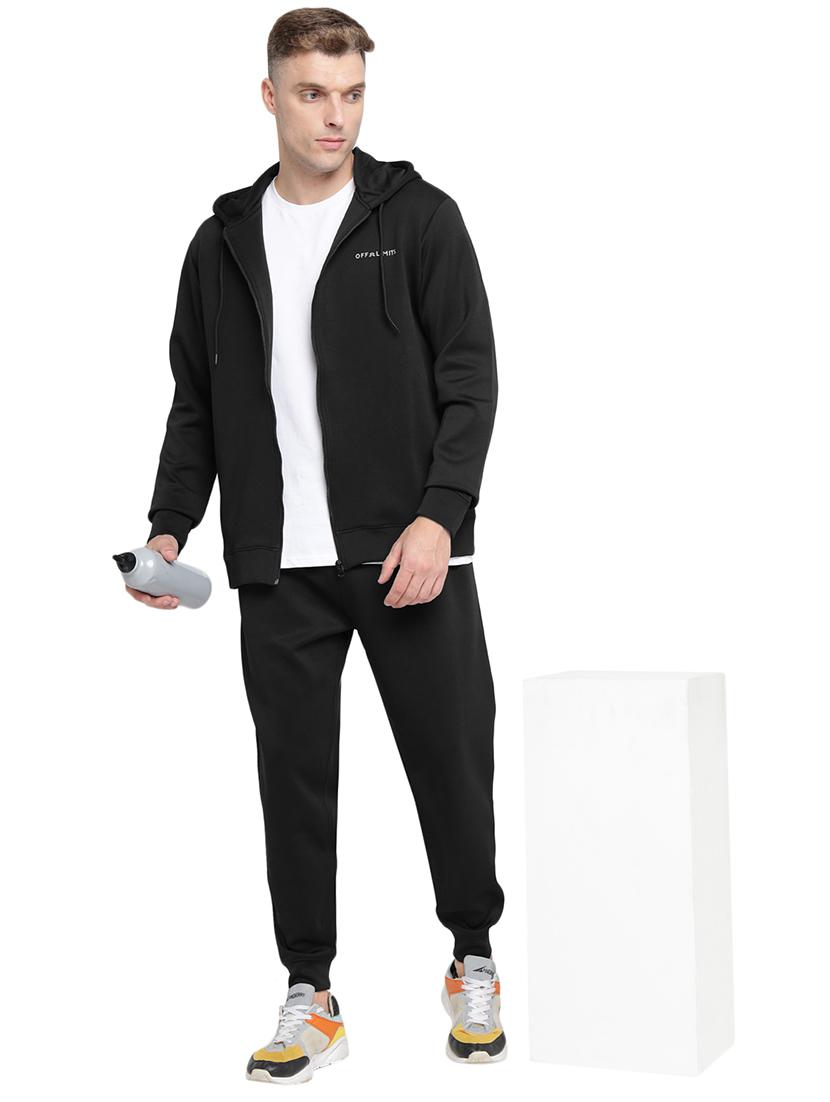 men solid long sleeves tracksuit - 21617465 -  Standard Image - 1
