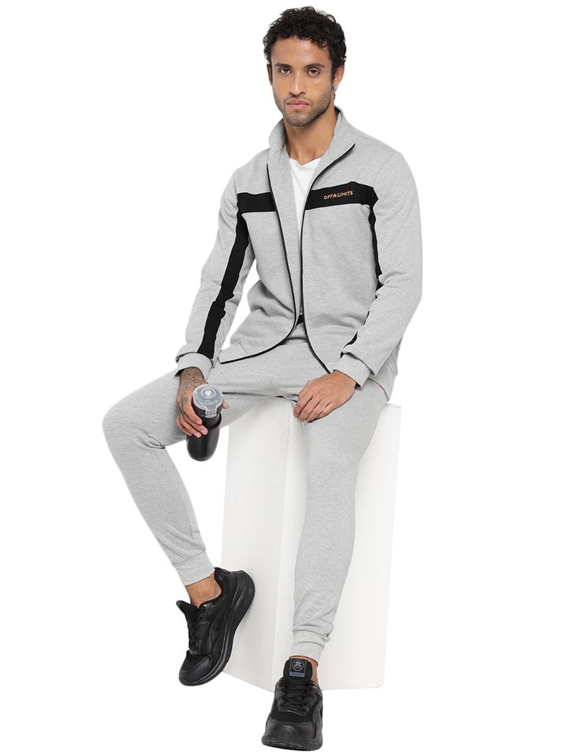 men taped detailed long sleeves tracksuit - 21617466 -  Standard Image - 1