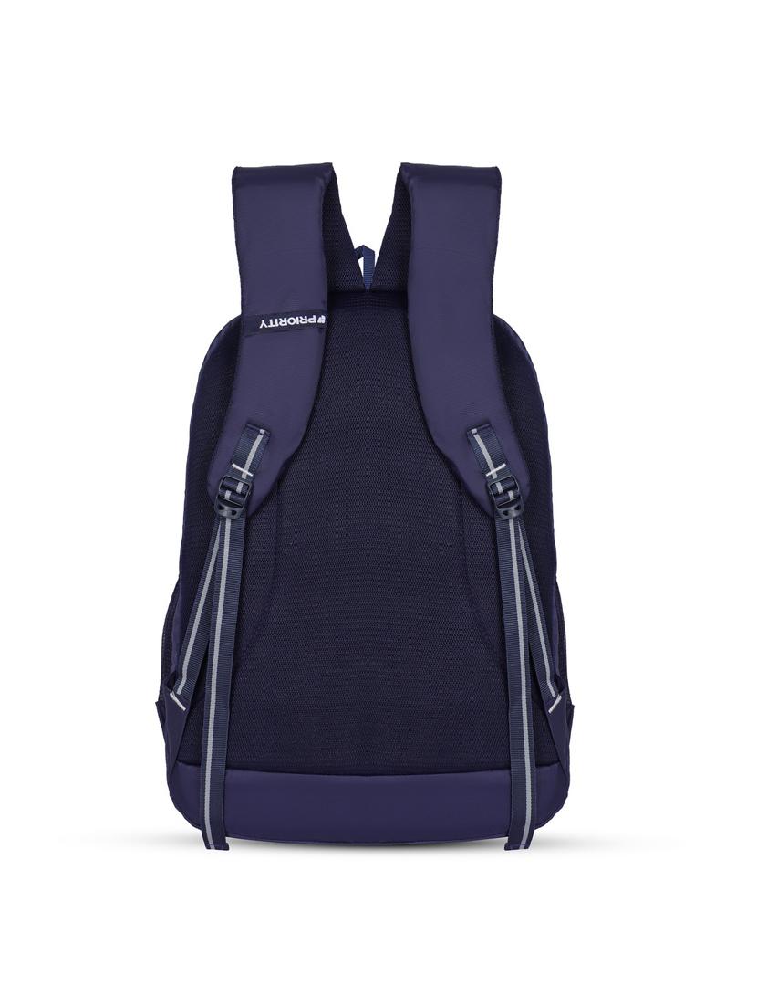 men navy blue adjustable straps backpack - 21617490 - Standard Image - 1