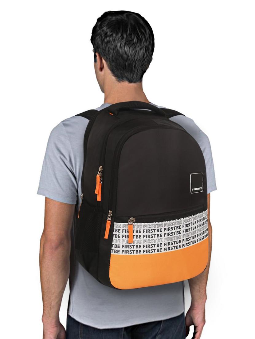 men black adjustable straps backpack - 21617541 - Standard Image - 4
