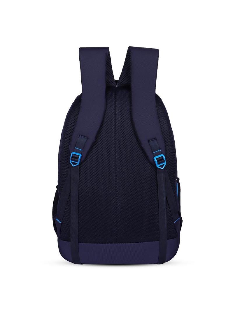 men navy blue adjustable straps backpack - 21617546 -  Standard Image - 1