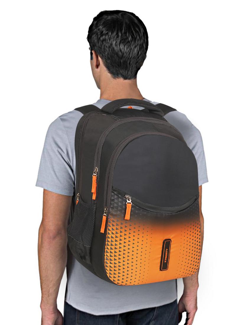men grey djustable straps backpack - 21617551 - Standard Image - 4