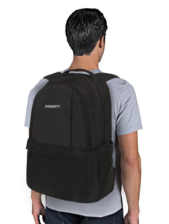 men black adjustable straps laptop bag - 21617569 - Standard Image - 4