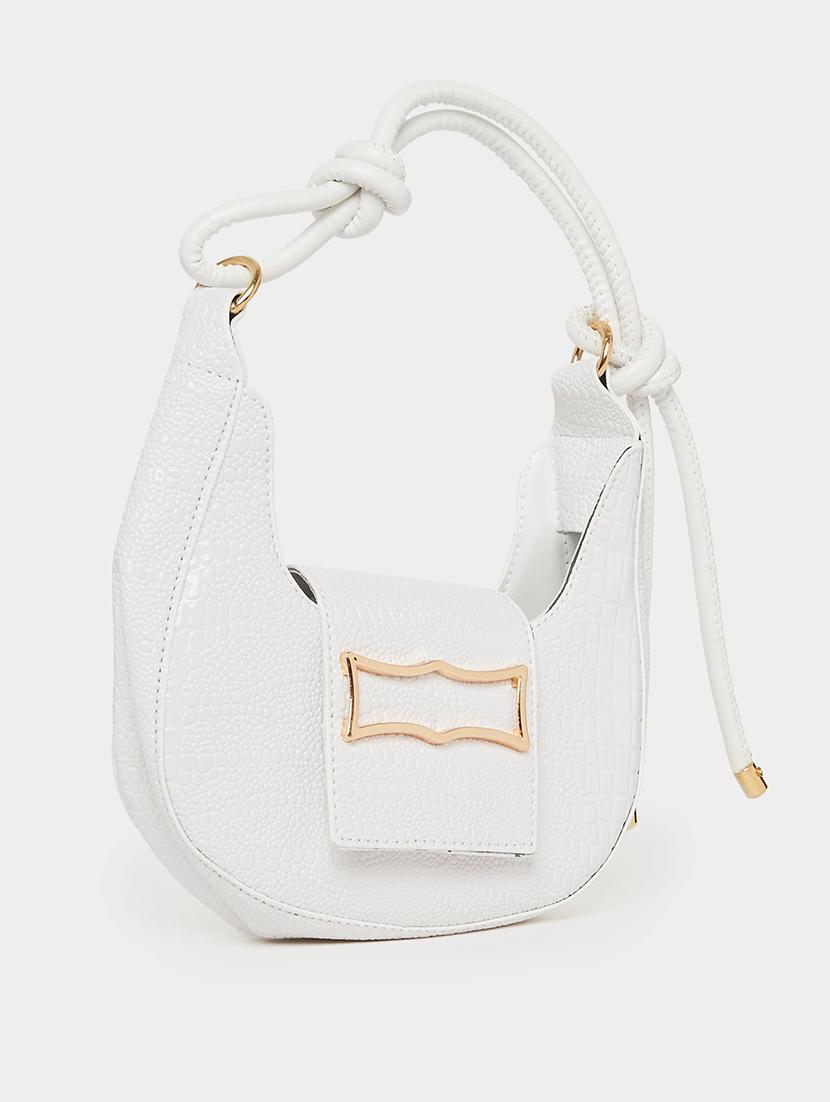 women white solid handbag - 21618110 -  Zoom Image - 0