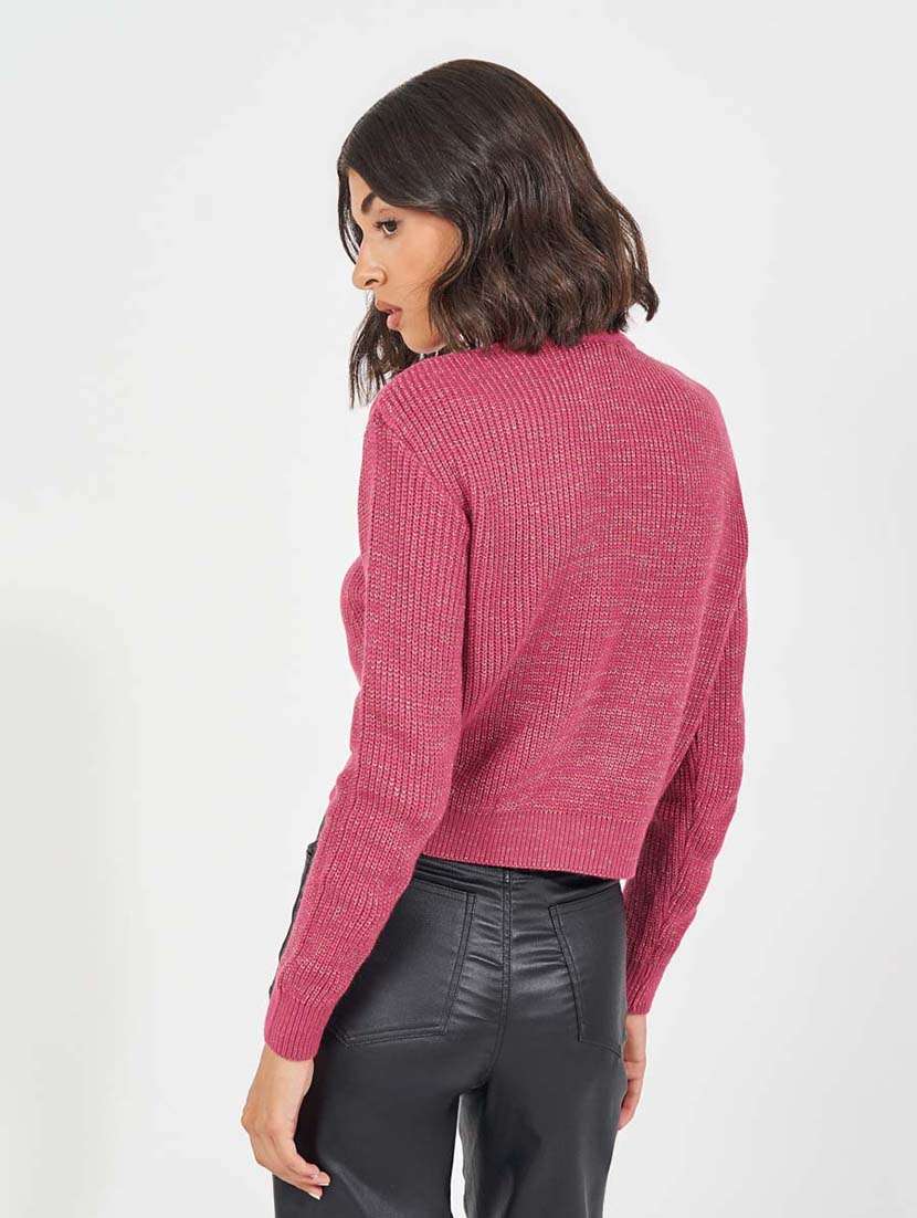 women self design long sleeve pullover - 21618123 -  Standard Image - 1