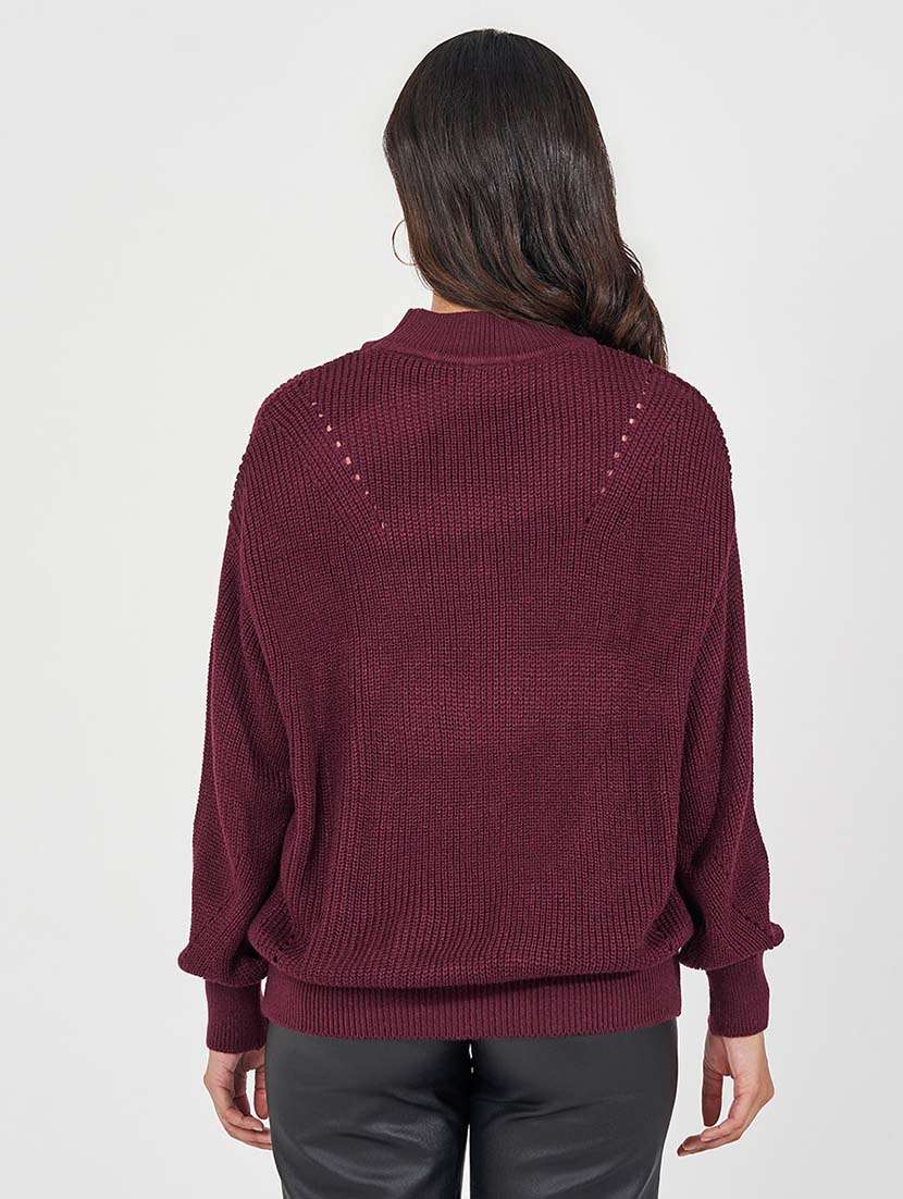 women self design long sleeve pullover - 21618127 -  Standard Image - 1