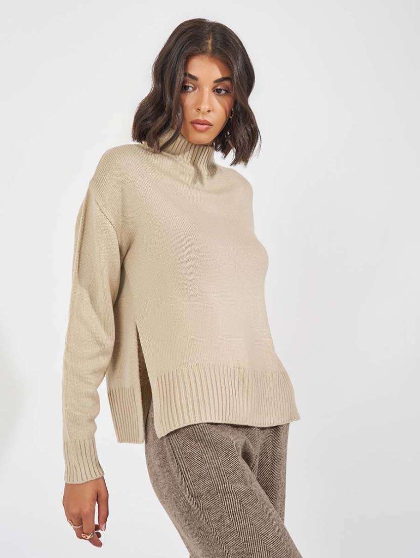 women self design long sleeve pullover - 21618128 -  Standard Image - 1