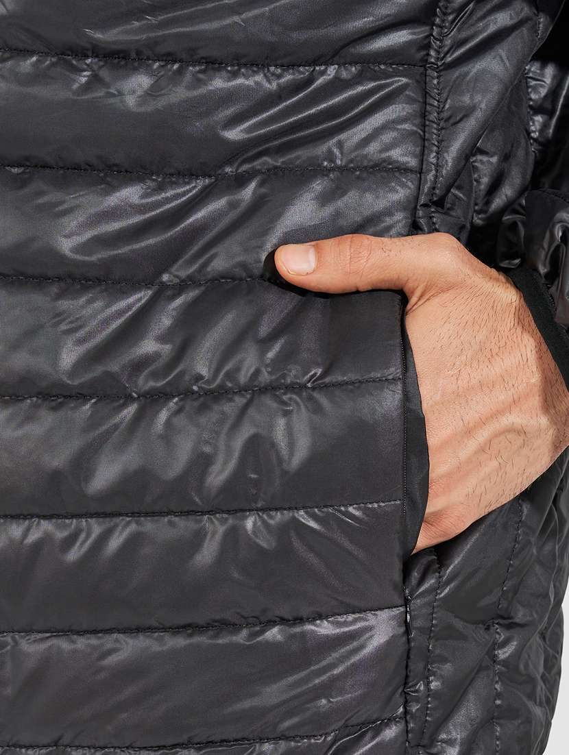 men black long sleeve quilted jacket - 21618145 -  Standard Image - 4