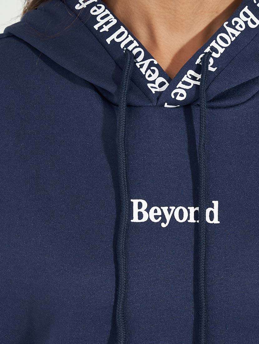 women placement print long sleeve sweatshirt - 21618160 -  Standard Image - 4