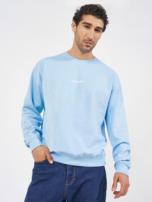 men chest print long sleeve sweatshirt - 21618167 -  Standard Image - 0