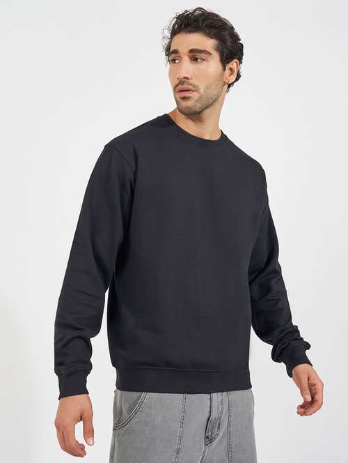 men back print long sleeve sweatshirt - 21618168 - Standard Image - 0