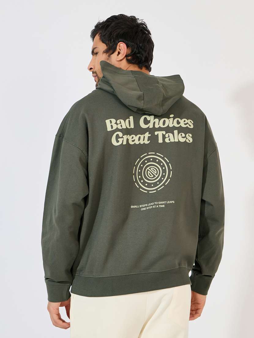 men front & back print long sleeve sweatshirt - 21618171 -  Standard Image - 1