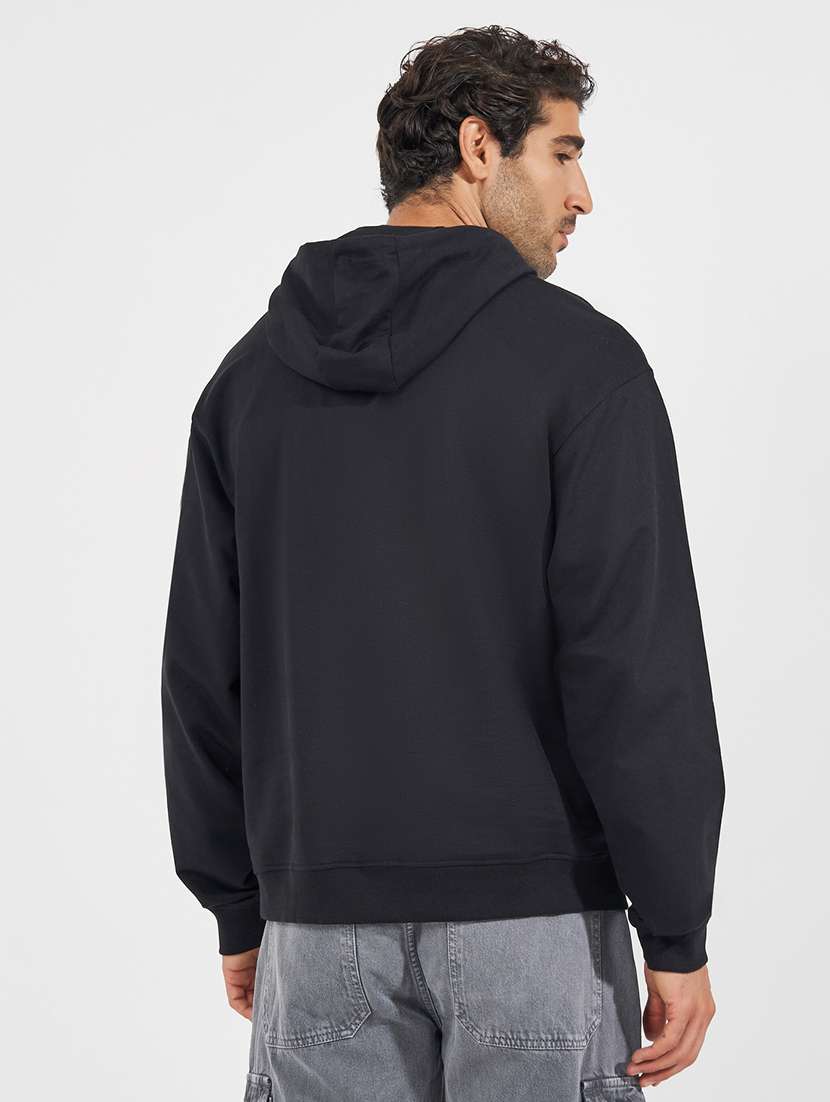 men front print long sleeve sweatshirt - 21618175 - Standard Image - 1